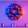 Twinkly Pre-lit Wreath Smart LED 50 RGBW (Multicolor + White) Twinkly | Pre-lit Wreath Smart LED 50 | RGBW - 16M+ colors + Warm - 3